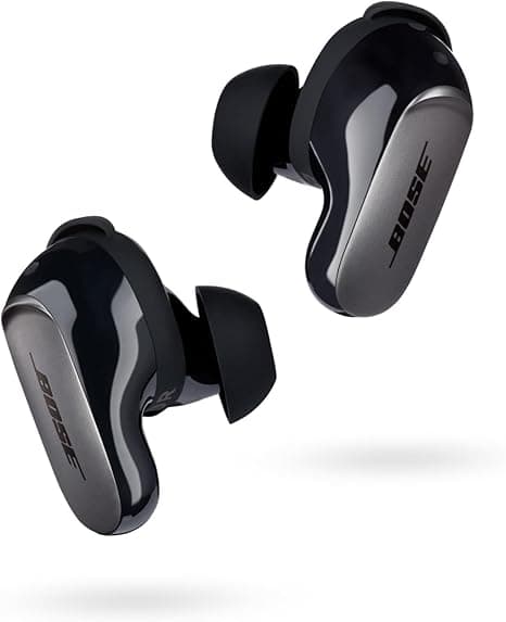 NEW Bose QuietComfort Ultra Wireless Noise Cancelling Earbuds, Bluetooth Earbuds with Spatial Audio and World-Class Noise Cancellation, Black